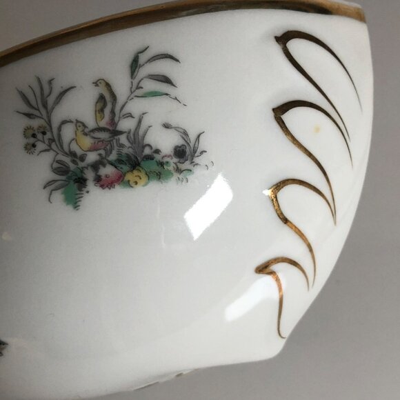 Victorian Hand Painted Porcelain Wall Pocket Vase Vintage Andrea By Sadek Japan - Picture 5 of 7